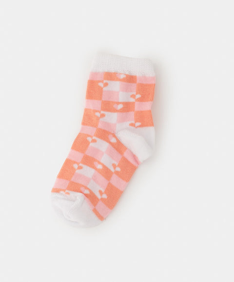 Medias X 2 Para Bebé Niña En Algodón Color Rosado