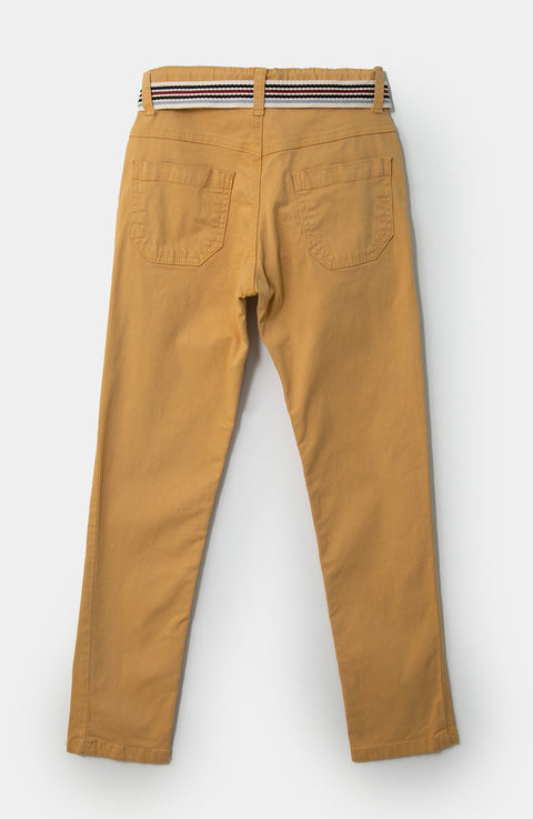 Pantalón para niño en nepal color ocre