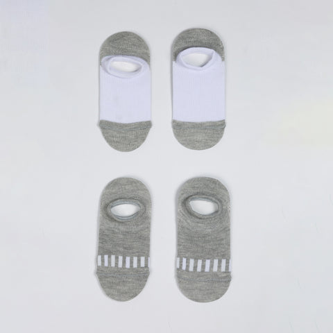 Medias X 2 Para Bebé Niño En Algodón Color Blanco