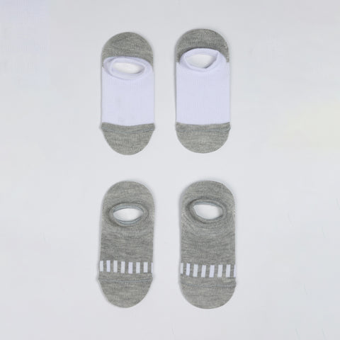 Medias X 2 Para Bebé Niño En Algodón Color Blanco