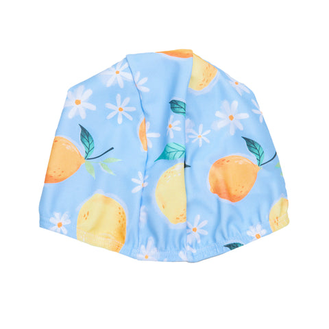 Gorro de baño para niña color azul