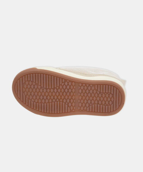 Tenis Bota Mirellados Para Bebe Niña En Material Sintético Color Marfil