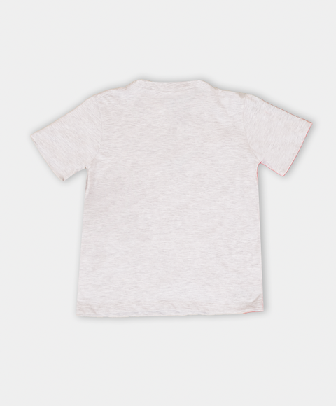 Camiseta De Navidad Para Niño En Tela Suave Blanco Jasped