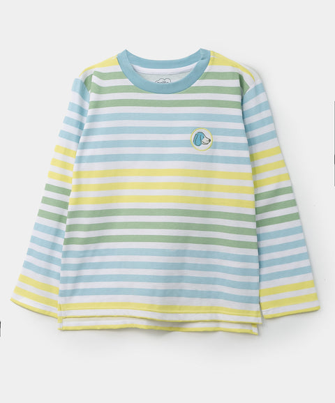 Camiseta Manga Larga Para Bebe Niño Color Blanco
