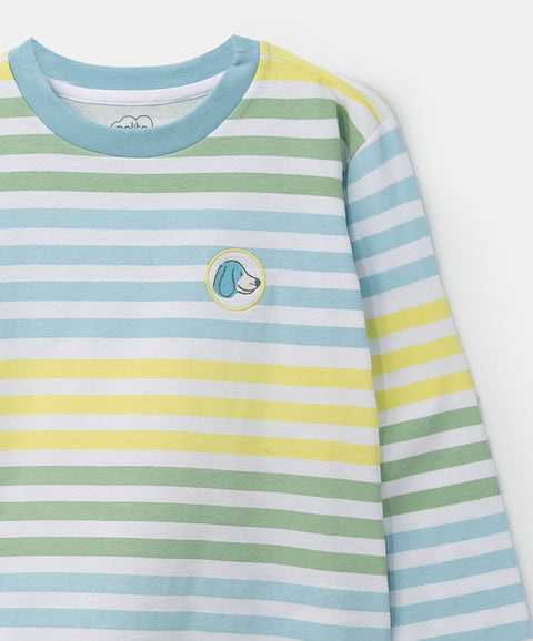 Camiseta Manga Larga Para Bebe Niño Color Blanco
