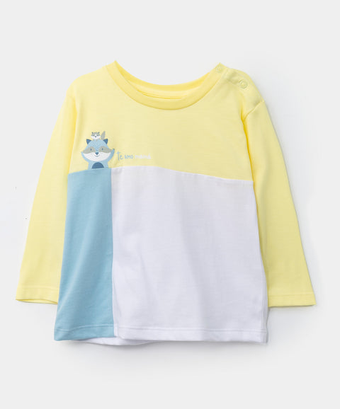 Camiseta Para Recién Nacido En Tela Suave Manga Larga Color Lima