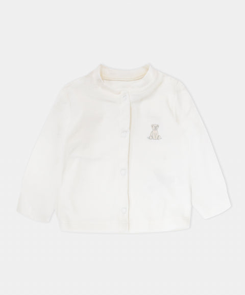 Set De Primer Día Unisex En Tela Suave Color Marfil