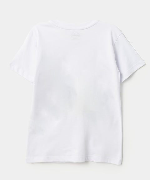 Camiseta Para Bebé Niño En Tela Suave Color Blanco Con Estampado Divertido