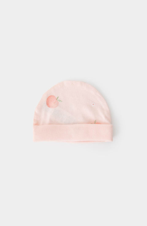 Gorro X 2 Recién Nacida color Melón Claro