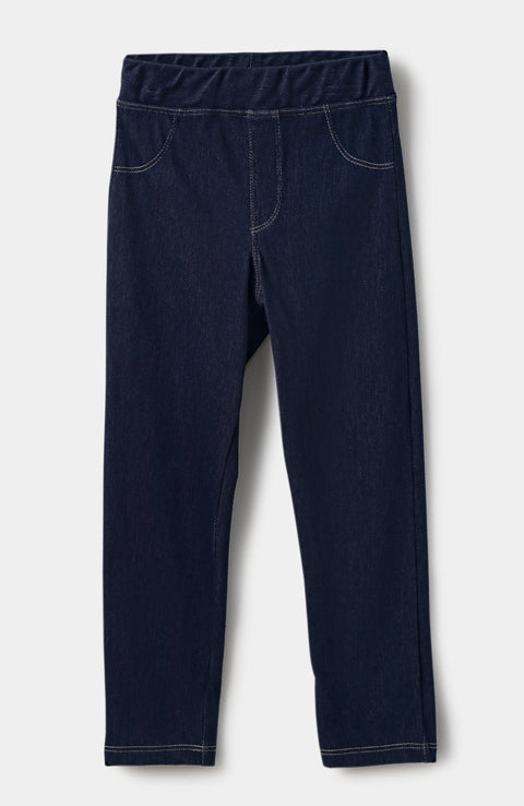 Leggings Para Bebé Niña En Licra Color Indigo