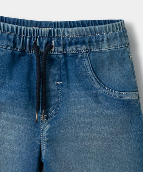 Bermuda Para Bebé Niño En Denim Color Azul