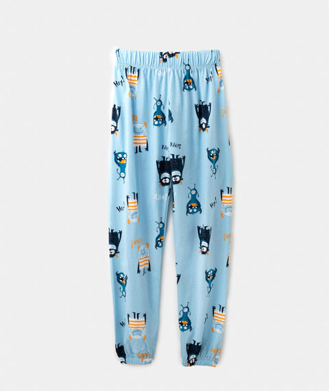 Pijama Manga Corta Para Niño En Tela Suave Color Marfil