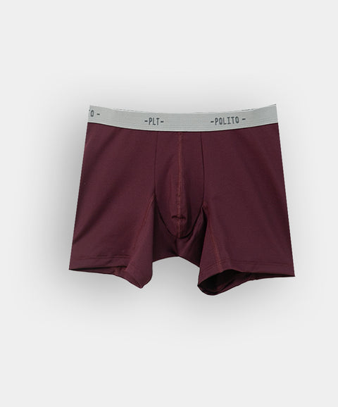 Paquete de bóxers x 3 para niño en algodón color vino