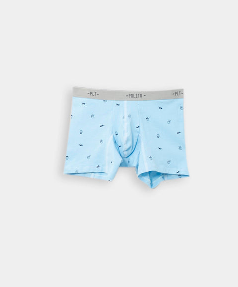 Paquete de bóxers x 3 para niño en algodón color blanco