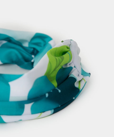 Balaca para niña en licra color verdeazul