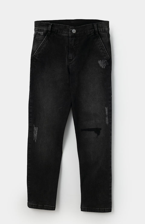 Jean Para Niño En Denim Color Negro