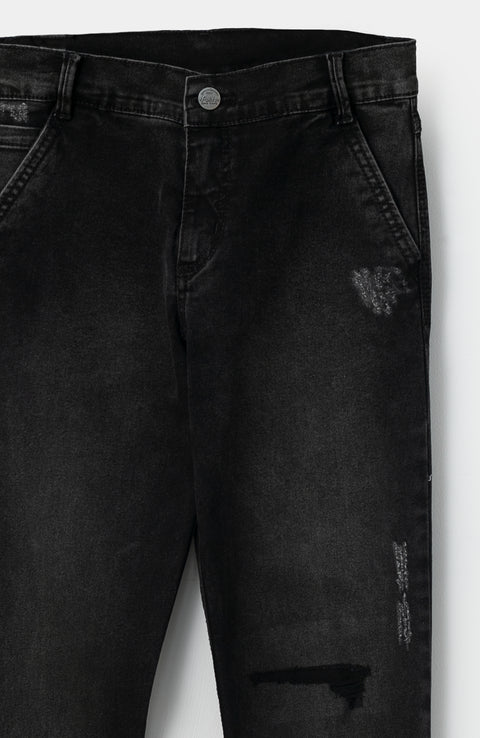 Jean Para Niño En Denim Color Negro