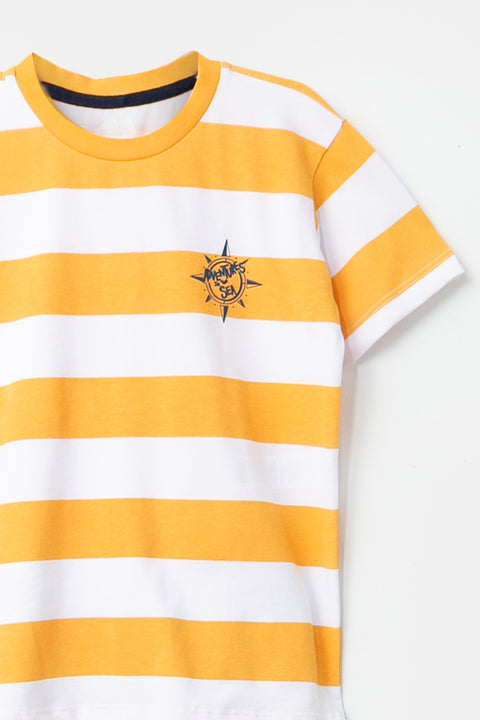 Conjunto de camiseta y jean para bebé niño en tela suave color índigo