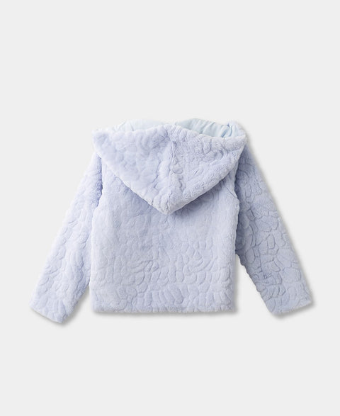 Chaqueta Para Bebé Niña En Felpa Color Hortensia