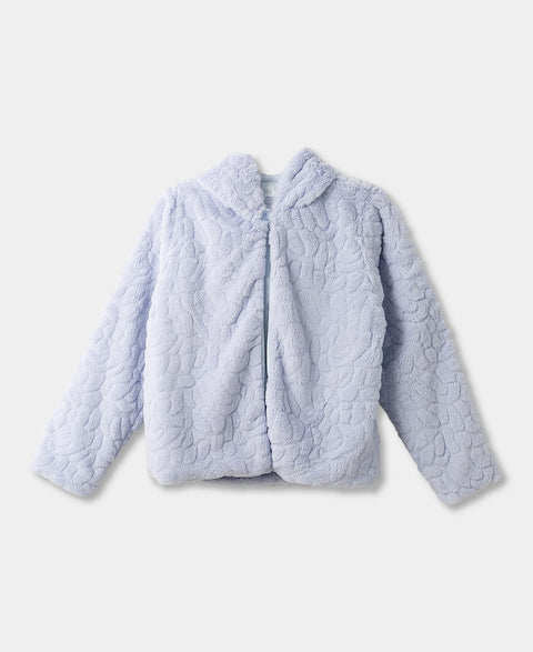 Chaqueta Para Bebé Niña En Felpa Color Hortensia
