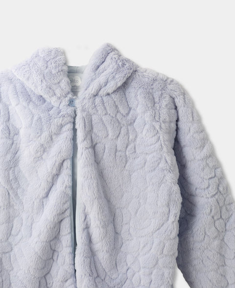 Chaqueta Para Bebé Niña En Felpa Color Hortensia