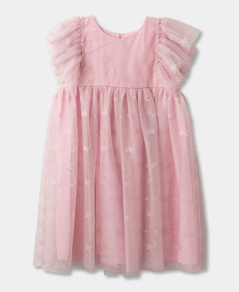 Vestido Para Bebé Niña En Tull Color Rosado