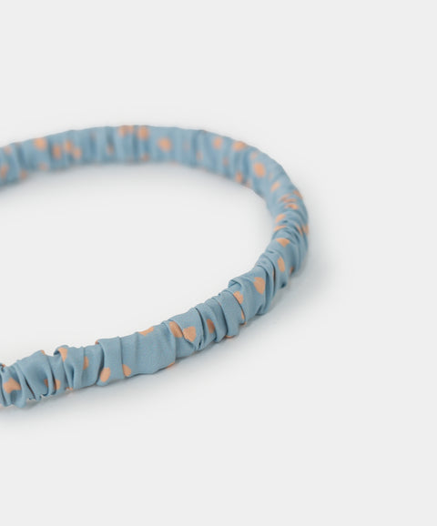 Diademas para niña color marfil y azul