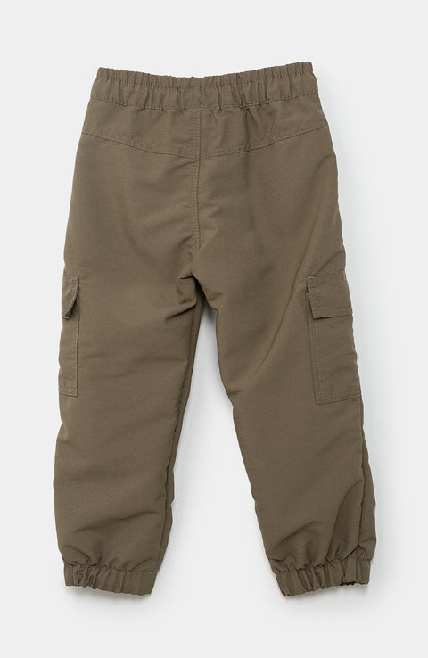 Pantalón Cargo Para Bebé Niño En Poliéster Color Verde Militar