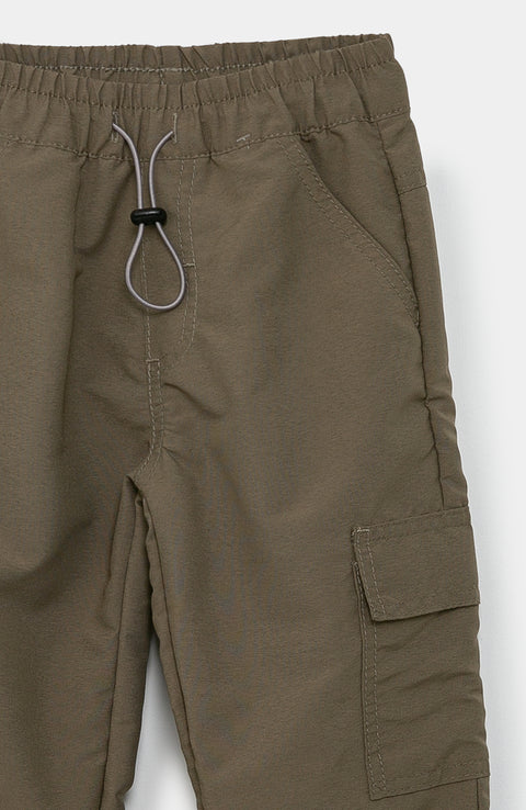 Pantalón Cargo Para Bebé Niño En Poliéster Color Verde Militar