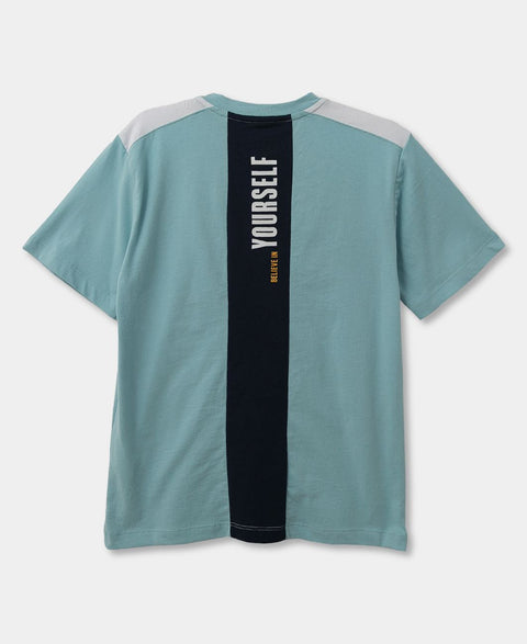 Camiseta Para Niño En Tela Suave Color Azul