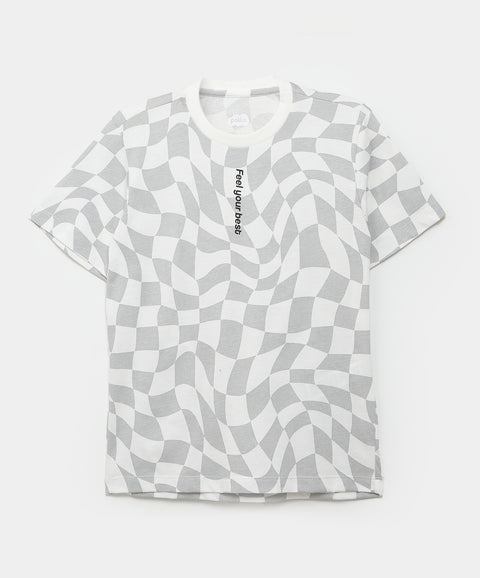Camiseta Manga Corta Para Niño En Tela Suave Color Gris