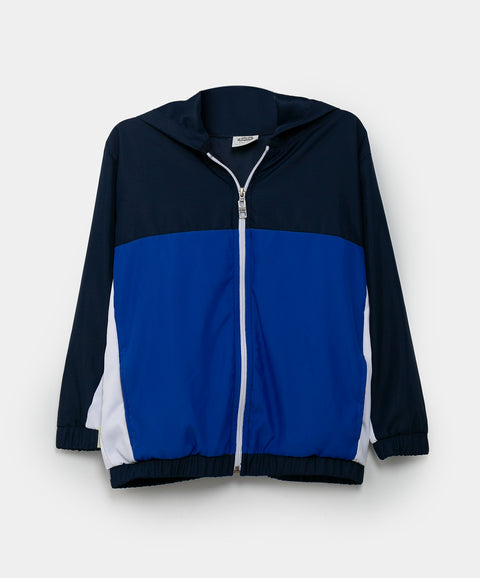 Chaqueta Rompevientos Para Bebé Niño En Microtec Color Azul
