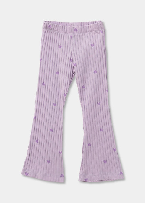 Leggings Para Bebé Niña En Rib Color Lila