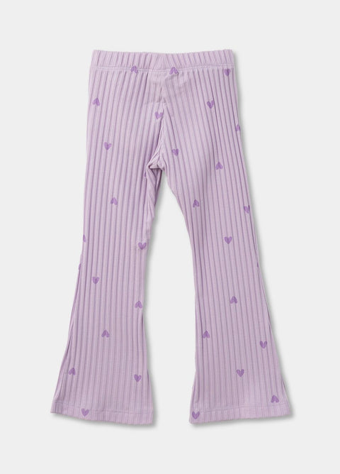 Leggings Para Bebé Niña En Rib Color Lila