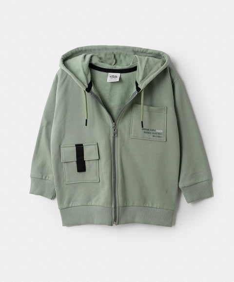 Buzo Con Chompa Para Bebé Niño En Burda Color Verde