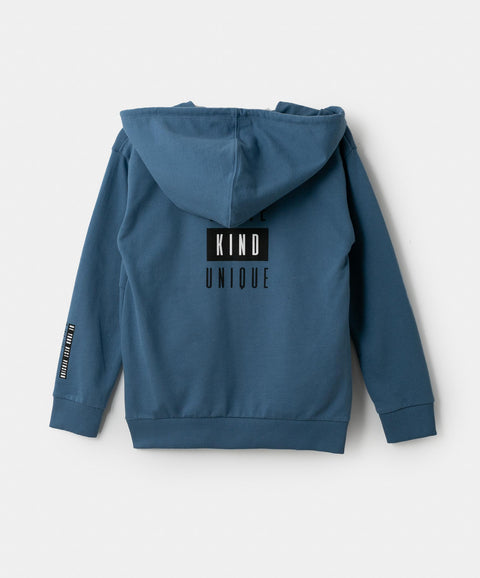 Buzo Con Chompa Para Niño En Burda Color Azul