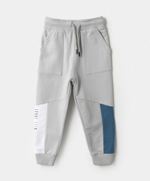 Jogger Perchado Para Bebé Niño En Burda Color Gris