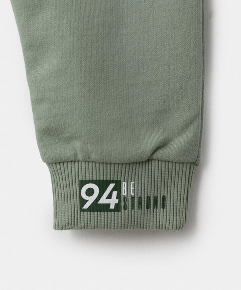 Jogger Deportivo Para Bebé Niño En Burda Color Verde Militar
