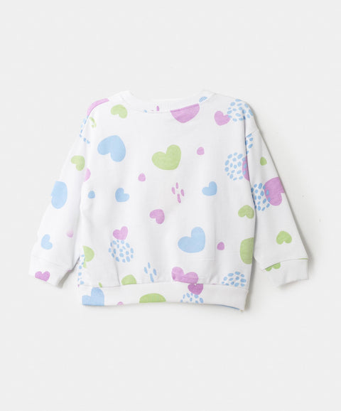 Buzo Para Bebé Niña En Burda Estampada Color Blanco