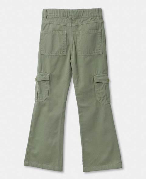 Pantalón Cargo Para Niña Color Verde