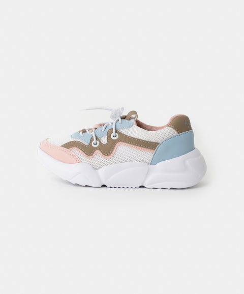 Tenis Atadura Para Bebe Niña Multicolor