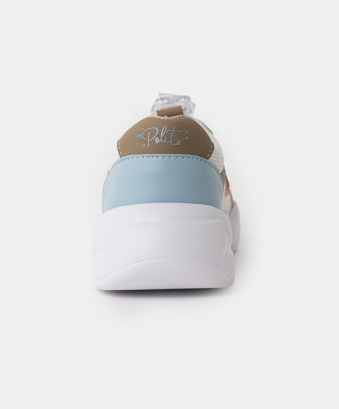 Tenis Atadura Para Bebe Niña Multicolor