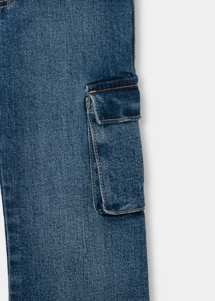 Jean Flare Para Bebé Niña En Denim Color Índigo lalinde