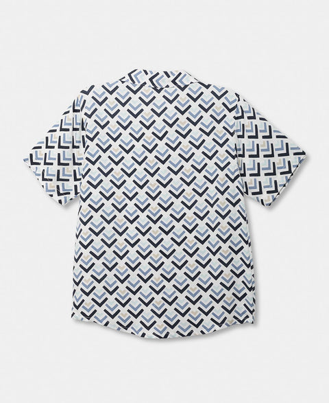 Camisa Manga Corta Para Niño En Twill Color Azul