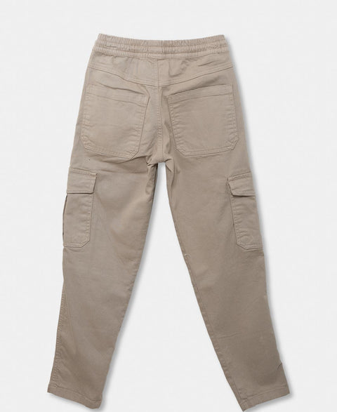 Pantalón Cargo Para Niño En Poliéster Color Arena