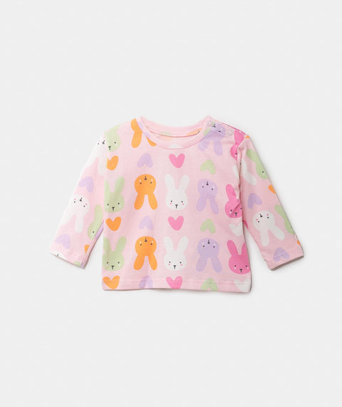 Pijama Manga Larga Para Recién Nacida En Tela Suave Color Rosado
