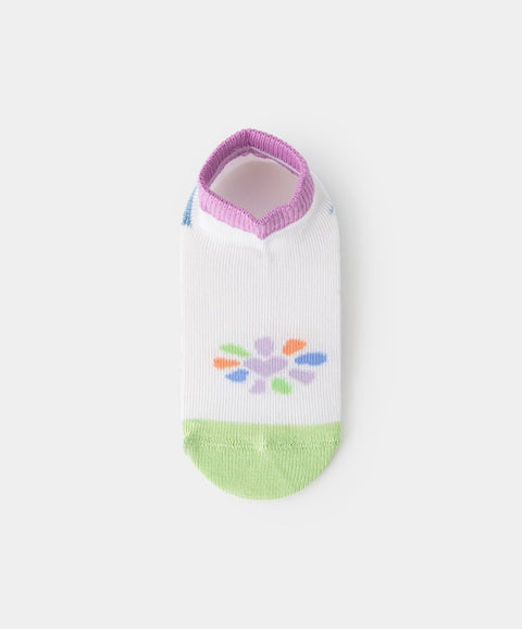 Medias X 2 Para Bebé Niña En Algodón Multicolor