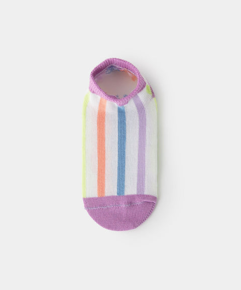 Medias X 2 Para Bebé Niña En Algodón Multicolor