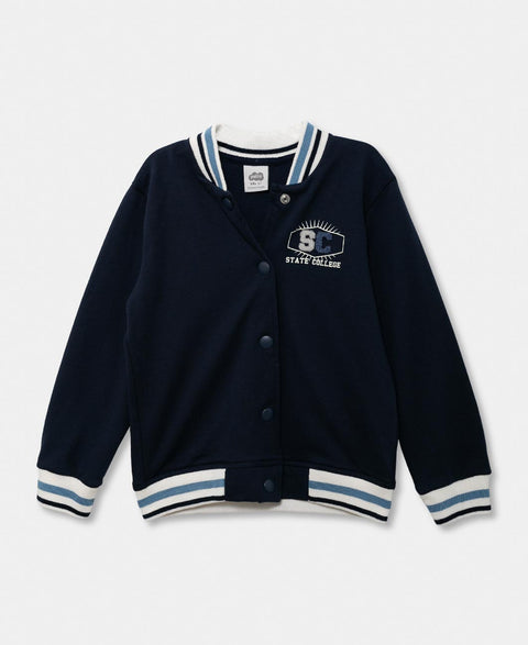 Chaqueta Para Bebé Niño En Burda Color Azul Oscuro