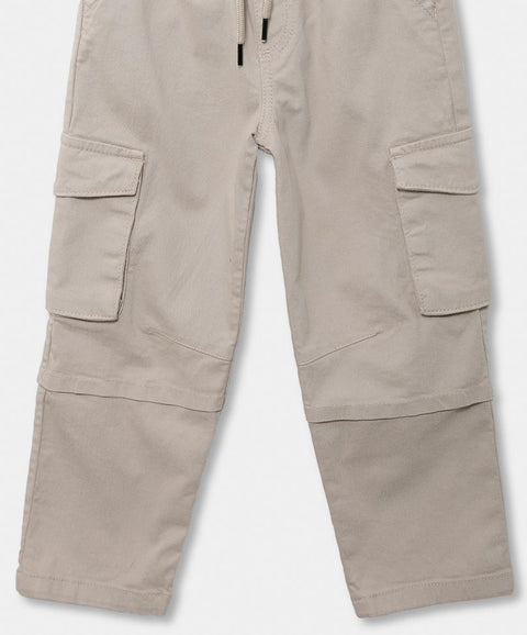 Pantalón Cargo Para Bebé Niño En Drill Color Arena